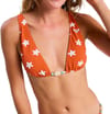 Hazy Days Elongated Tiki Triangle Ginger Spice Flores + Roxy