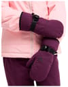 Roxy + Roxy Jetty Girl Solid Mitt Blackberry Wine - 3