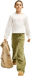 Roxy + Patrolkid Corduroy Girl Pant Oil Green - 6