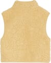 Roxy + Iconic Stars Girl Fleece Vest Pebble Outline Mo