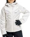 Snowdrift Gril Jacket Silver + Roxy