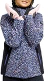 Snowflare Girl Jacket True Black Wildin Out Rg + Roxy