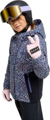 Roxy + Snowflare Girl Jacket True Black Wildin Out Rg