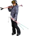 Roxy + Snowflare Girl Jacket True Black Wildin Out Rg - 4