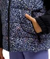 Roxy + Snowyhill Printed Puffy Girl Jacket True Black Wildin Out Rg - 9