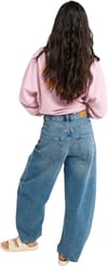 Roxy + Saltywater Glow Barrel Denim Jean Surf Wash Sandy - 4