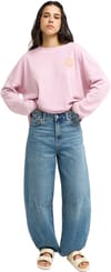 Roxy + Saltywater Glow Barrel Denim Jean Surf Wash Sandy - 5