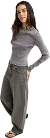 Roxy + Saltywater Glow Barrel Denim Jean Dark Palm Vintage - 4