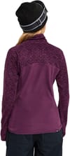 Roxy + Sayna Half Zip Blackberry Wine - 3