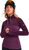 Roxy + Sayna Half Zip Blackberry Wine - 6