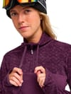 Roxy + Sayna Half Zip Blackberry Wine - 8