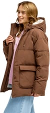 Roxy + Seaside Memories Puffer Jacket Chestnut - 3