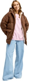 Roxy + Seaside Memories Puffer Jacket Chestnut - 5
