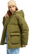 Roxy + Seaside Memories Puffer Jacket Winter Moss