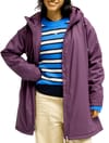 Rain Road Polar Zip Jacket Blackberry Wine + Roxy