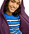 Roxy + Rain Road Polar Zip Jacket Blackberry Wine - 7