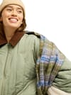 Roxy + Wanderlight Duffle Coat Oil Green - 6