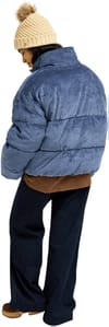 Roxy + Crystal Fade Corduroy Puffer Jacket Vintage Indigo - 5