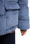 Roxy + Crystal Fade Corduroy Puffer Jacket Vintage Indigo - 6