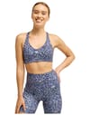 Roxy + Heart Into It Bra Printed Twilight Purple Wild N Out