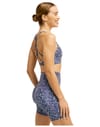 Roxy + Heart Into It Bra Printed Twilight Purple Wild N Out - 4