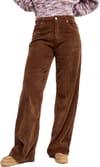 Surf Crush Cord Pant Chestnut + Roxy