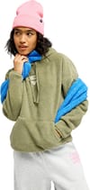 Roxy + Cool Calling Polar Fleece Pullover Oil Green