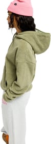 Roxy + Cool Calling Polar Fleece Pullover Oil Green - 3