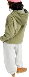 Roxy + Cool Calling Polar Fleece Pullover Oil Green - 4