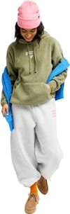 Roxy + Cool Calling Polar Fleece Pullover Oil Green - 5