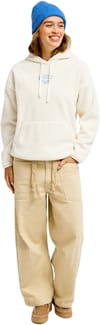Roxy + Cool Calling Polar Fleece Pullover Egret - 3