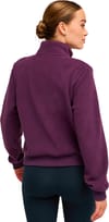 Roxy + Wow Half Zip Polar Fleece Blackberry Wine - 3