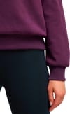 Roxy + Wow Half Zip Polar Fleece Blackberry Wine - 6
