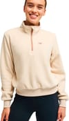 Roxy + Wow Half Zip Polar Fleece Biscotti