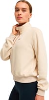 Roxy + Wow Half Zip Polar Fleece Biscotti - 4