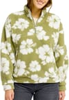 Jive Talking Bonded Polar Fleece Oil Green Hippy Bico + Roxy