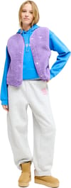 Roxy + Iconic Town Sherpa Vest Viola