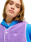 Roxy + Iconic Town Sherpa Vest Viola - 7