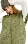 Roxy + Best Town Vest Oil Green Outline Mo - 5