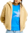 Take It Ok Hoodie Polar Pebble + Roxy