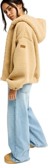 Roxy + Take It Ok Hoodie Polar Pebble - 5
