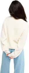 Roxy + Deep As The Ocean Stripes Cardigan Coconut Milk - 3