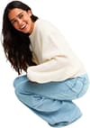 Roxy + Deep As The Ocean Stripes Cardigan Coconut Milk - 6