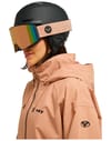Roxy + Storm MG Women Goggle Cafe/Clux ML Rose Gold S3 - 6