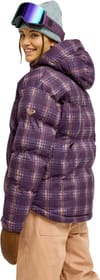 Roxy + 15K Alofted Puffy Jacket Blackberry Wine Chill Checkmat - 3