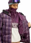 Roxy + 15K Alofted Puffy Jacket Blackberry Wine Chill Checkmat - 5