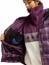 Roxy + 15K Alofted Puffy Jacket Blackberry Wine Chill Checkmat - 6