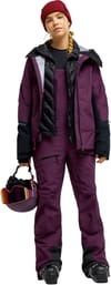Roxy + Gore-Tex Lunalite 3L Bib Pant Blackberry Wine - 10