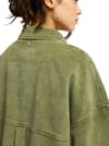 Roxy + Kick Back Washed Cord Shirt Winter Moss - 6