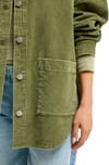 Roxy + Kick Back Washed Cord Shirt Winter Moss - 7